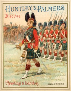 Soldati di un reggimento delle Highlands in parata da French School