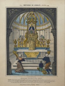 Souvenir del Giubileo di Nostra Signora di Puy nel 1842 da French School