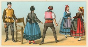 Costume spagnolo da French School