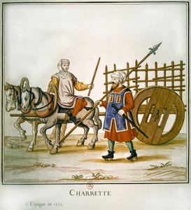 Carro spagnolo, 1672 da French School