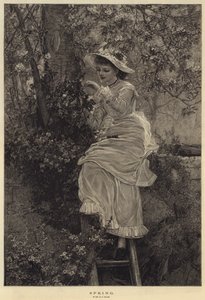 Primavera (incisione) da French School