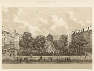 Piazza degli Innocenti, 1878 da French School