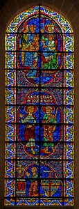 Ss Giovanni e Giacomo; Adorazione dei Magi; donatore: Bouchard de Marly da French School