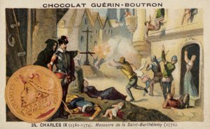 Massacro della notte di San Bartolomeo da French School