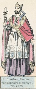 San Bonifacio, vescovo, missionario e martire, 719 a 735 da French School
