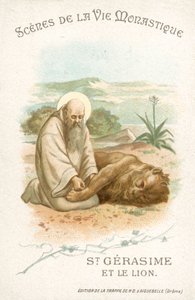 San Gerasimo e il leone