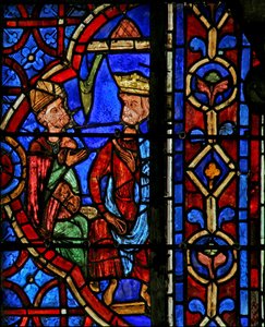 San Tommaso Becket accolto dal re di Francia da French School