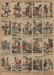 Storia del soldato austriaco sergente Fritz Kreutzer da French School