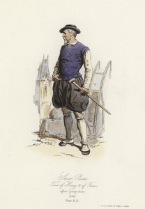 Portatore di strada del tempo di Enrico III di Francia da French School