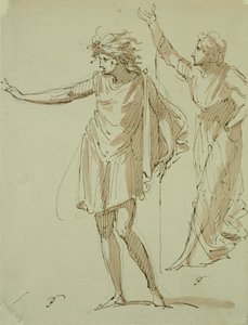 Studio di Due Figure Classicamente Drappeggiate, c.1790