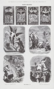 Sujets Religieux (incisione) da French School
