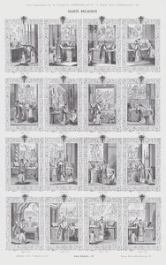 Sujets Religieux (incisione) da French School