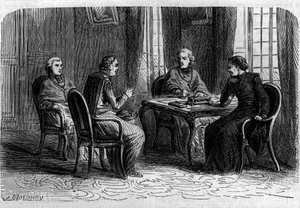 Consiglio Superiore dei Gesuiti sotto il pontificato di Papa Gregorio XVI (tra il 1831 e il 1846). Incisione in 