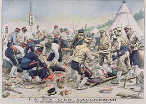 Chirurghi della Croce Rossa Giapponese, da Le Petit Journal, 1905 da French School