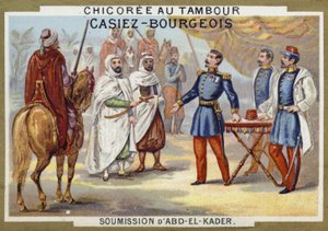 Resa di Abdelkader ai francesi, Algeria, 1847 da French School