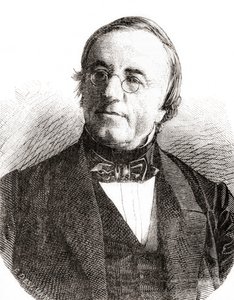 Fisico svizzero Auguste Arthur de la Rive, da Les Merveilles de la Science, pub.1870 da French School