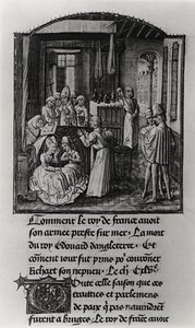 T.2 Fol.111 La morte di Edoardo III, Re d