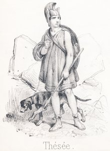 Teseo: Figlio di Egeo, re di Atene, e di Etra. Liberò Atene da un mostro chiamato Minotauro da French School
