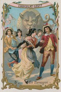 Tarasca, leggendario drago della Provenza da French School