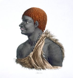 Aborigeno della Tasmania, 1812 da French School