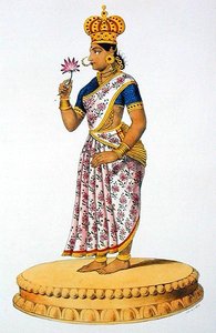 Tchitralekha moglie di Kouvera, inciso da C. de Motte (1785-1836) da French School