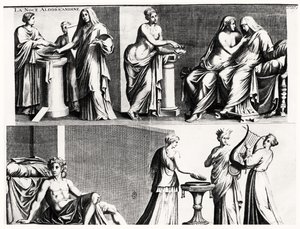 Le Nozze Aldobrandini, da un Affresco Romano