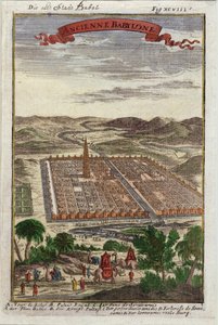 La città antica di Babele, illustrazione da Description de l