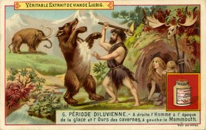 Il periodo antidiluviano, Liebig Card da French School