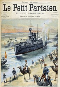Lo squadrone baltico attraversa il Canale di Suez - in "Il Piccolo Parigino" dell