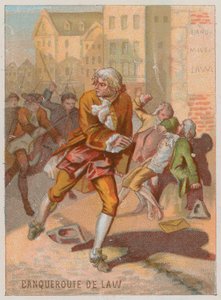Il fallimento di John Law di Lauriston da French School
