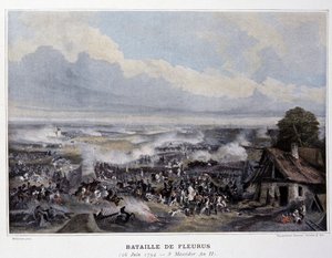La Battaglia di Fleurus nel 1794 - in "Battles Napoleonic", fine XIX secolo