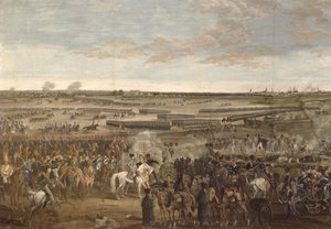 La battaglia di Lipsia, (dettaglio) di Napoleone in primo piano, 18 ottobre 1813