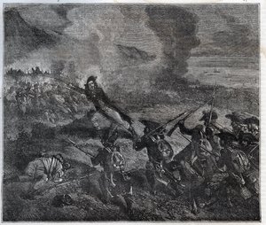 La battaglia di Loano avvenuta il 23-24 novembre 1795 durante la Guerra della Prima Coalizione - Nuova Enciclopedia Nazionale di Maurice La Charest - 1870