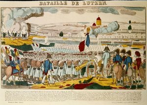 La battaglia di Lutzen, 2 maggio 1813 da French School