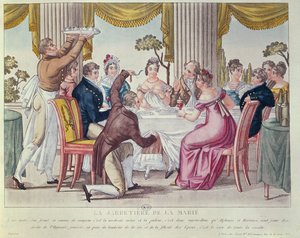 La giarrettiera della sposa, c.1820 da French School