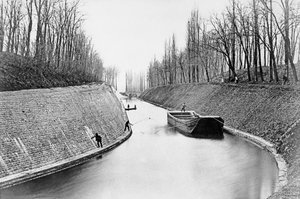 Il Canal du Centre a Genelard da French School