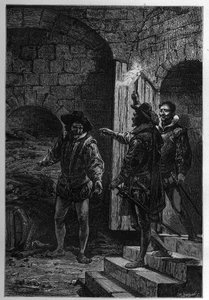 La cattura di Guy Fawkes - Arresto di Guy Fawkes (Guido Falxius, noto come John Johnson, cattolico inglese)