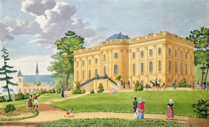 Il Castello di Montmorency, vicino a Parigi, c.1815-20 da French School