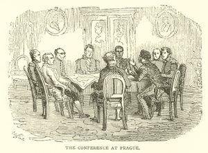 La conferenza a Praga (incisione)