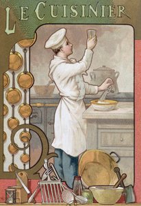 Il cuoco, c.1899 da French School