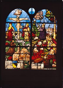 La Crocifissione e il Monte degli Ulivi, 1533 da French School