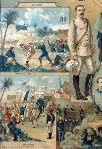 La campagna del Dahomey del 1892 da French School