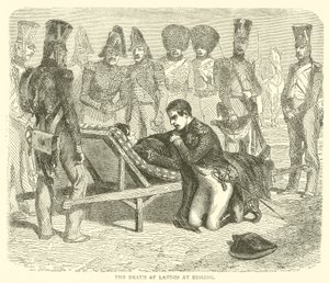 La morte di Lannes a Essling (incisione)