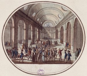 La Morte di Ventuno Deputati Girondini, 31 ottobre 1793 (10 Brumaio Anno 2) da French School