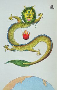 Il drago che simboleggia il sole da French School