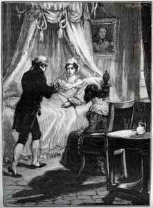 La Duchessa di Berry (Marie Caroline, Principessa delle Due Sicilie, Duchessa di Berry) alla Fortezza di Blay riceve il Dottor Louis Charles Deneux