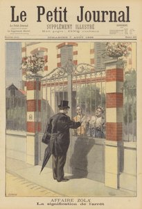 Il processo per diffamazione di Emile Zola da French School