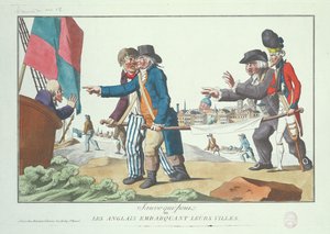 Gli Inglesi che imbarcano le loro città, novembre 1803