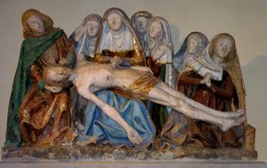 La Deposizione, 1490 (dettaglio) da French School