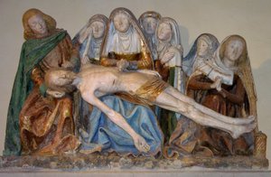 La Deposizione, 1490 (dettaglio) da French School